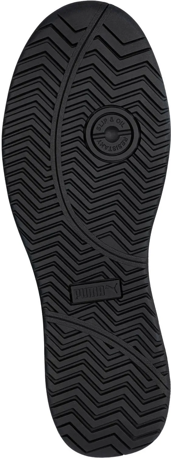 PUMA Zapato de trabajo deportivo bajo, con puntera de material compuesto, negro, para hombre, Puma PU640015