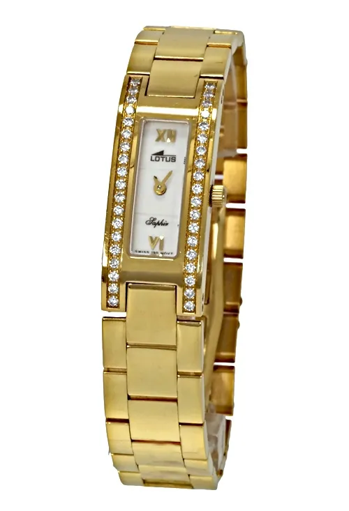 Reloj mujer de oro con diamantes marca Lotus 008_320-1